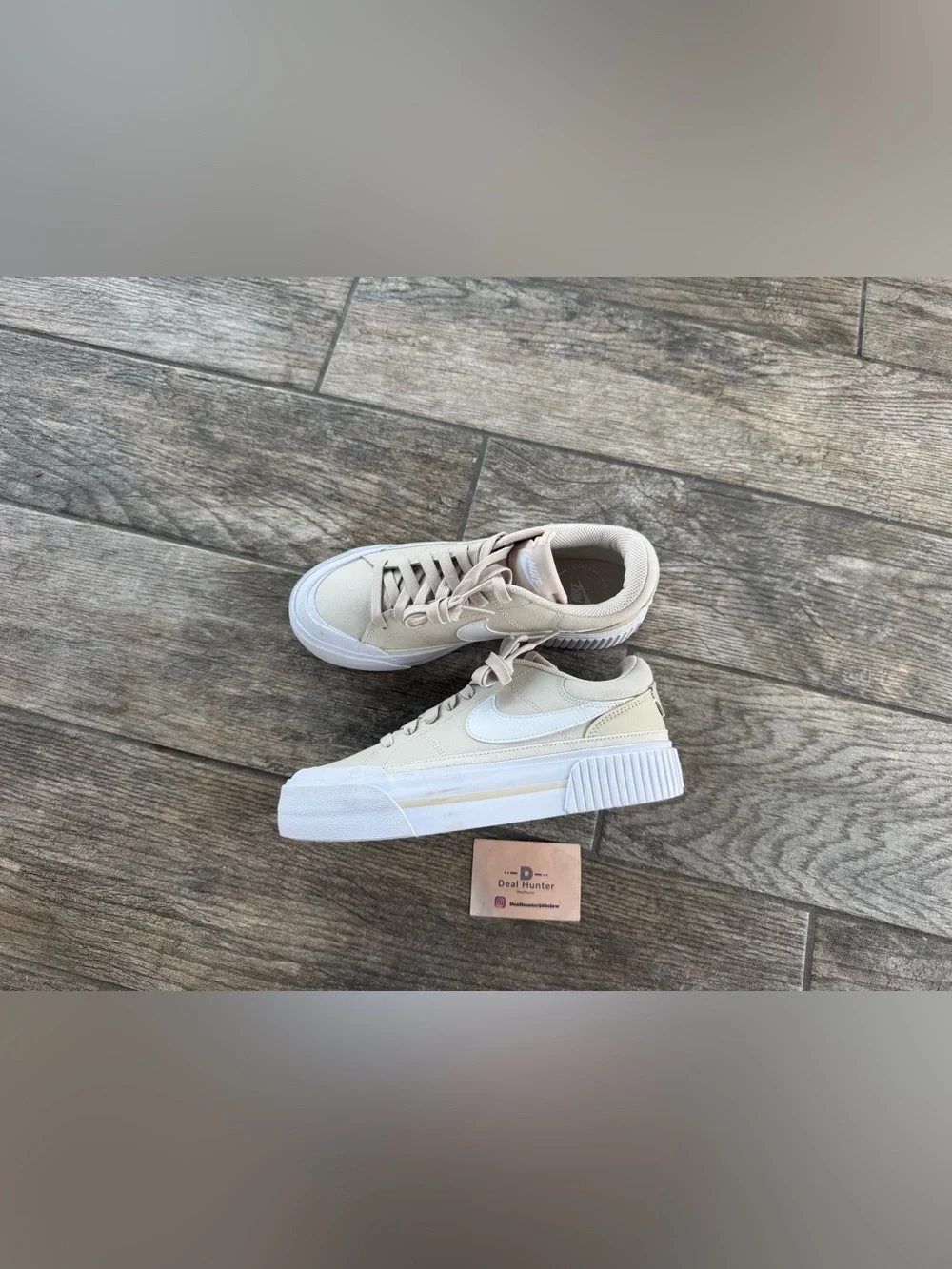 New Nike Court Legacy Lift 'Light Orewood Brown White' Women’s Shoes DM7590 111